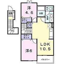 ドリーム・ハイム 202 ｜ 愛知県岡崎市大西3丁目15番地3（賃貸アパート2LDK・2階・51.67㎡） その2