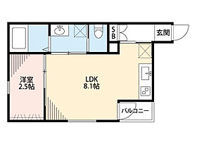 ＨＭＴ東岡崎 203 ｜ 愛知県岡崎市菅生町字菅生21-26（賃貸アパート1LDK・2階・28.05㎡） その2