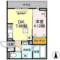 つむぎテラシア　壱番館 101 ｜ 愛知県岡崎市美合町字つむぎ西11-1（賃貸アパート1DK・1階・32.22㎡） その2