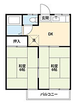 シェリール竜美ヶ丘Ａ 106 ｜ 愛知県岡崎市竜美西1丁目3-4（賃貸アパート2K・1階・34.02㎡） その2