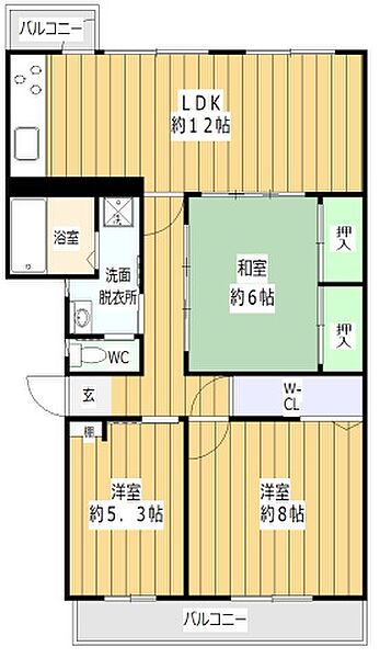 間取りを拡大表示