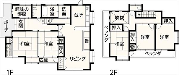 間取りを拡大表示