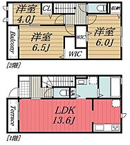 千葉県市原市東五所（賃貸タウンハウス3LDK・1階・76.76㎡） その2