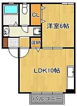 プチモンドA  ｜ 福岡県北九州市小倉南区上吉田6丁目（賃貸アパート1LDK・1階・39.40㎡） その2