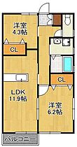 エルメゾン新津  ｜ 福岡県京都郡苅田町大字新津（賃貸アパート2LDK・2階・50.78㎡） その2