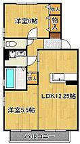 リビングタウン中曽根A棟  ｜ 福岡県北九州市小倉南区中曽根東1丁目（賃貸アパート2LDK・1階・55.00㎡） その2