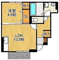 GRANCASA下貫  ｜ 福岡県北九州市小倉南区下貫1丁目（賃貸アパート1LDK・1階・40.19㎡） その2