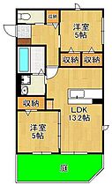 セゾン行橋A  ｜ 福岡県行橋市大字金屋（賃貸アパート2LDK・1階・54.38㎡） その1