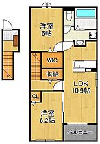 ロータス北泉2  ｜ 福岡県行橋市北泉2丁目（賃貸アパート2LDK・2階・58.57㎡） その2