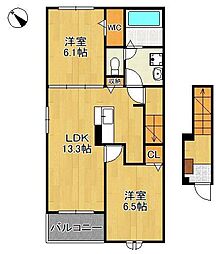 ニューライズ苅田 II 2階