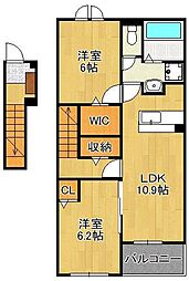 レジデンス　プリュIX 2階