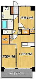 メディアパーク 2LDKの間取図画像