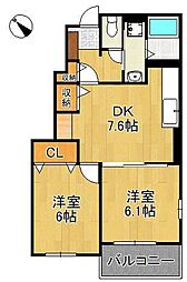 パストラルレーンB 1階/-
