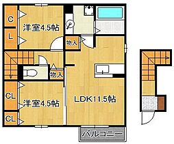 ソレイユハイム上吉田A棟 2階