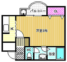 エルベ27  ｜ 大阪府羽曳野市島泉1丁目（賃貸マンション1K・4階・27.50㎡） その2