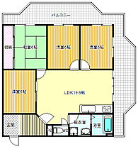 新栄プロパティー軽里 303 ｜ 大阪府羽曳野市軽里1丁目（賃貸マンション4LDK・3階・81.00㎡） その2