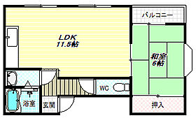 セントヒル藤井寺  ｜ 大阪府藤井寺市林5丁目（賃貸マンション1LDK・2階・39.00㎡） その2