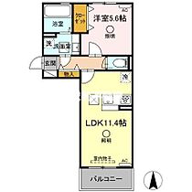 セレブ荒尾 105 ｜ 熊本県荒尾市荒尾1570-1（賃貸アパート1LDK・1階・42.63㎡） その2