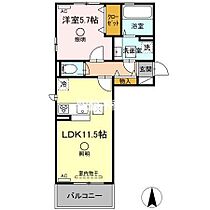 セレブ荒尾 107 ｜ 熊本県荒尾市荒尾1570-1（賃貸アパート1LDK・1階・42.93㎡） その2