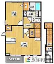 サンライフ三川 201 ｜ 福岡県大牟田市汐屋町7（賃貸アパート1LDK・2階・46.09㎡） その2