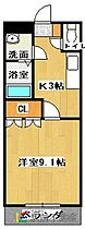 エクセルハイム岩ケ下 105 ｜ 福岡県大牟田市大字歴木1378-2（賃貸アパート1K・1階・29.00㎡） その2