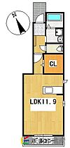 福岡県大牟田市大字手鎌881（賃貸アパート1R・1階・32.94㎡） その2