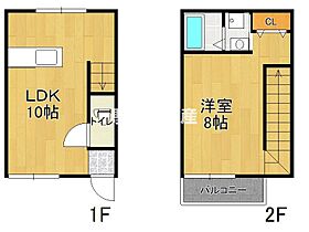 メゾン・ド・セナ B ｜ 福岡県大牟田市唐船189-8（賃貸アパート1LDK・1階・43.41㎡） その2