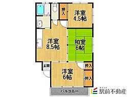 間取図画像 3LDK