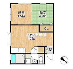 間取図画像 1LDK