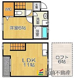 ナナ・プリンセス2 1LDKの間取図画像