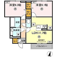 物件の間取り