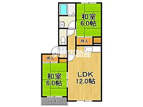 エレガンス村田 B-4 ｜ 佐賀県鳥栖市村田町323-23（賃貸アパート2LDK・1階・57.00㎡） その2