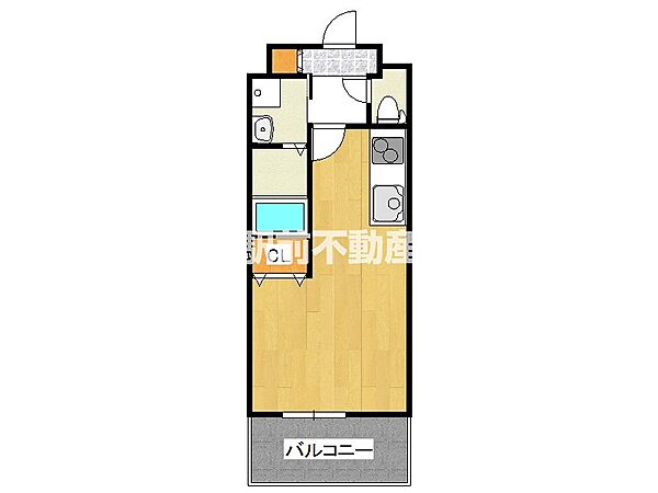 レブリアント鳥栖 404｜佐賀県鳥栖市大正町(賃貸マンション1R・4階・29.47㎡)の写真 その2