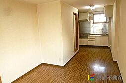 メゾンドKUME 203 2階ワンルームのリビング/ダイニング