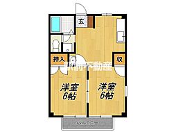 間取図画像 2DK