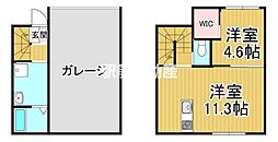 Aurora 1LDKの間取図画像