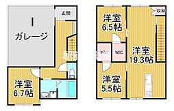 Aurora 3LDKの間取図画像