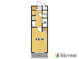 gru 1Kの間取図画像