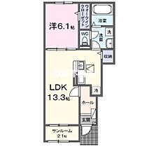 エクセラン依井C 103 ｜ 福岡県朝倉郡筑前町依井1669-1（賃貸アパート1LDK・1階・50.05㎡） その2