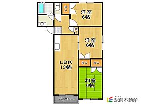 エクセル A-1 ｜ 佐賀県鳥栖市曽根崎町1166-5（賃貸アパート3LDK・1階・67.80㎡） その2