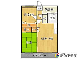 アーバン・エイト 2LDKの間取図画像