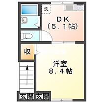 ゴールド鷹 201 ｜ 福岡県久留米市田主丸町石垣571-2（賃貸アパート1DK・2階・29.90㎡） その2