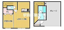 KIBOH 1LDKの間取図画像