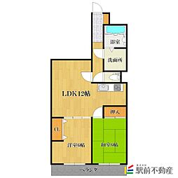 パステル12 2LDKの間取図画像
