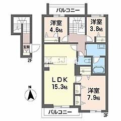物件の間取り