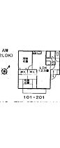 シャルムI 201 ｜ 福岡県久留米市山川町1251-7（賃貸アパート2LDK・2階・55.00㎡） その2