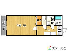 レジデンス幸 201 ｜ 福岡県久留米市津福本町56（賃貸アパート1K・2階・36.36㎡） その2