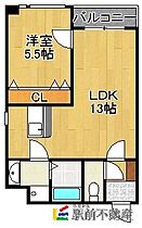 福岡県久留米市津福本町636-1（賃貸マンション1LDK・4階・45.00㎡） その2