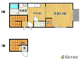 アムールヌーヴォー 202 ｜ 福岡県久留米市瀬下町341-1（賃貸アパート1DK・2階・34.78㎡） その2