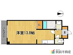 アザレアハイツ和泉野 407 ｜ 福岡県久留米市東合川1丁目10-14（賃貸マンション1K・4階・33.75㎡） その2